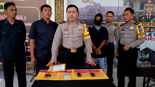 Expose Tindak Pidana Kasus Curas dan Pembunuhan di Mapolres Kampar